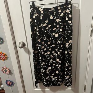 Floral Pendleton Skirt